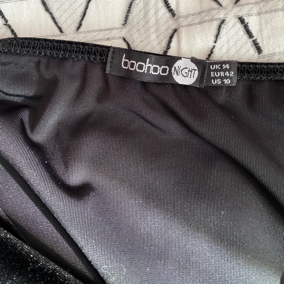 Velvety black party dress - Picture 4 of 4